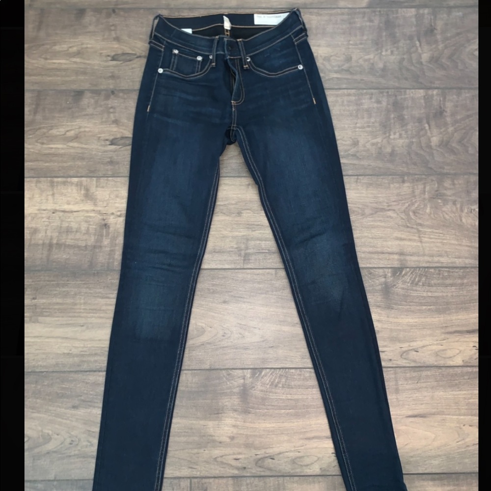Rag & Bone Dark Wash Skinny Jeans